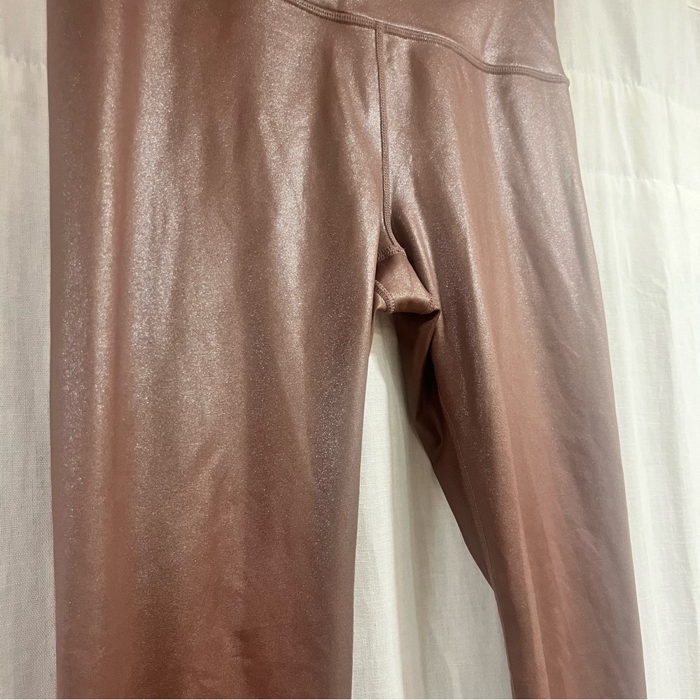 Athleta Elation Shimmer Tight In Powervita, Cinnamon - Picture 4 of 9